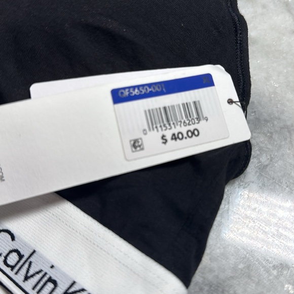 Calvin Klein Modern Cotton Lightly Lined Triangle Bralette & thong size X-Large - Picture 3 of 6